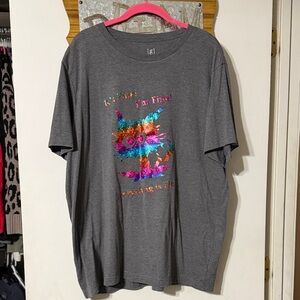 Gray Graphic T-Shirt
